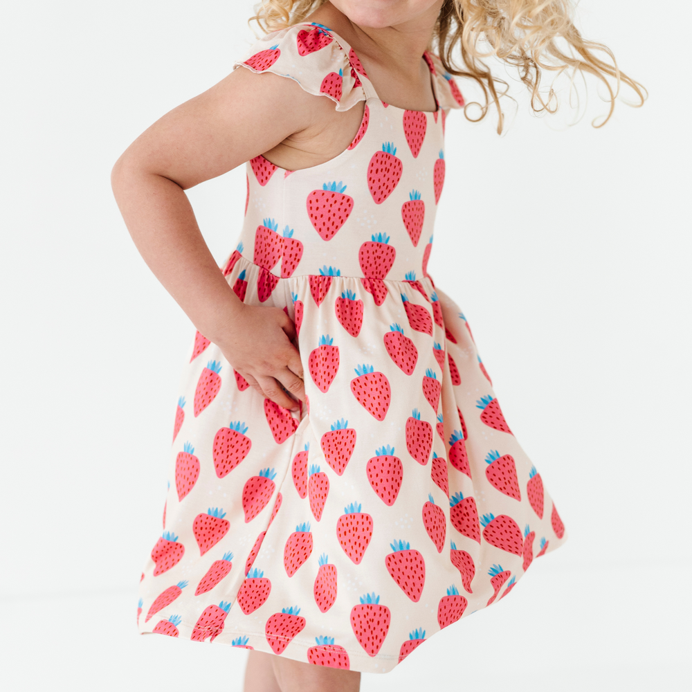 
                      
                        You're My Jam Strawberry Toddler/Girls Dress
                      
                    