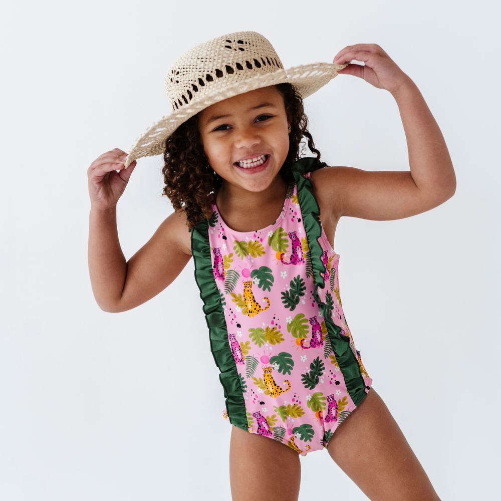 Spot On Cheetah Girls Swimsuit With Ruffle