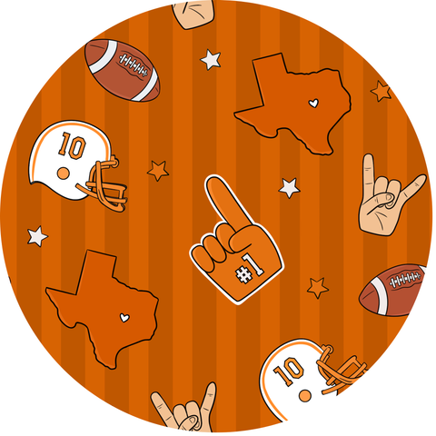 Game Day in Austin Kids Pajamas- PREORDER
