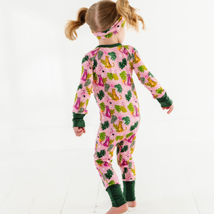 Spot On Cheetah Convertible Footies with Ruffle