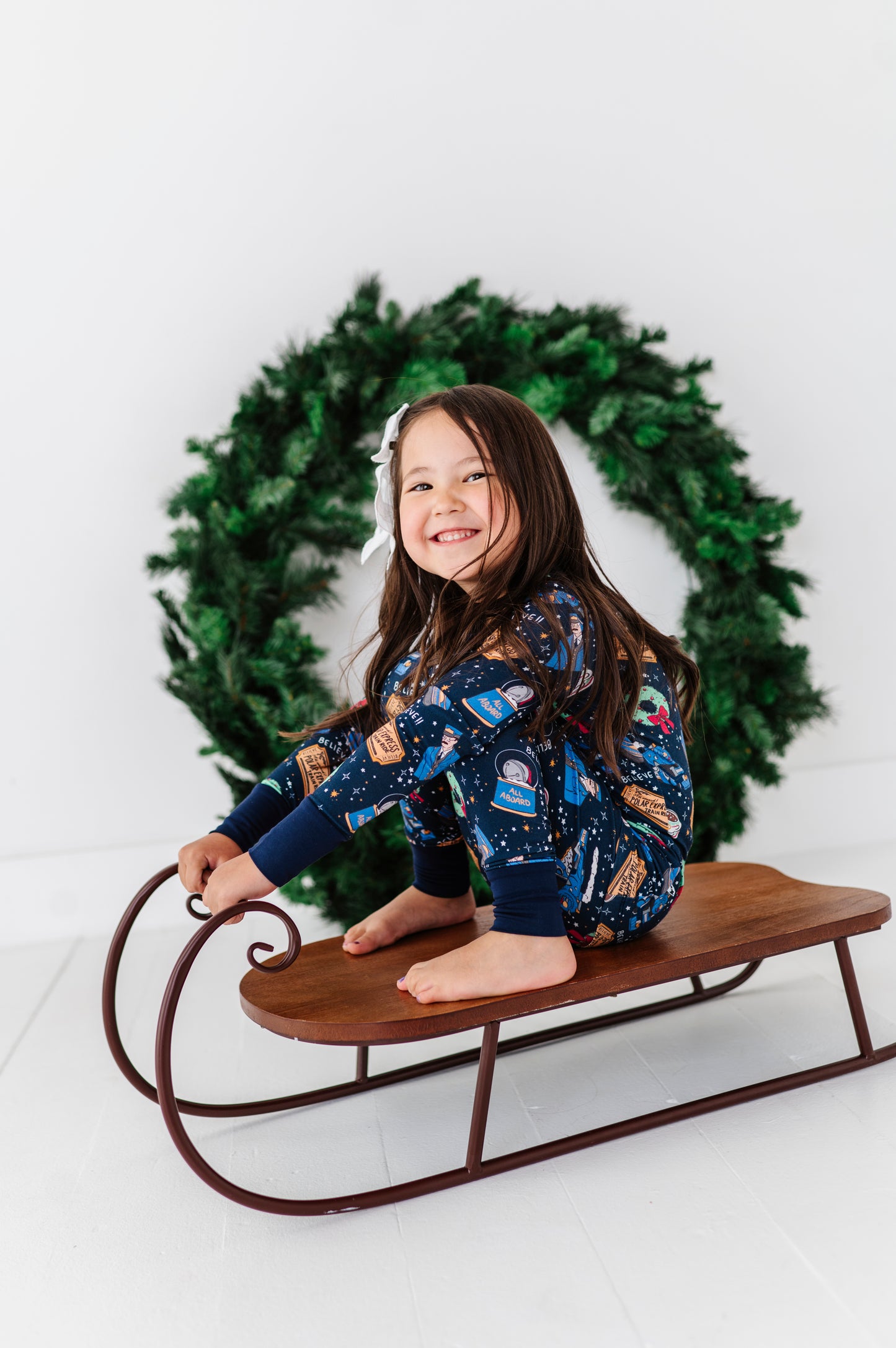Holiday Express Kids Pajamas by Kiki and Lulu