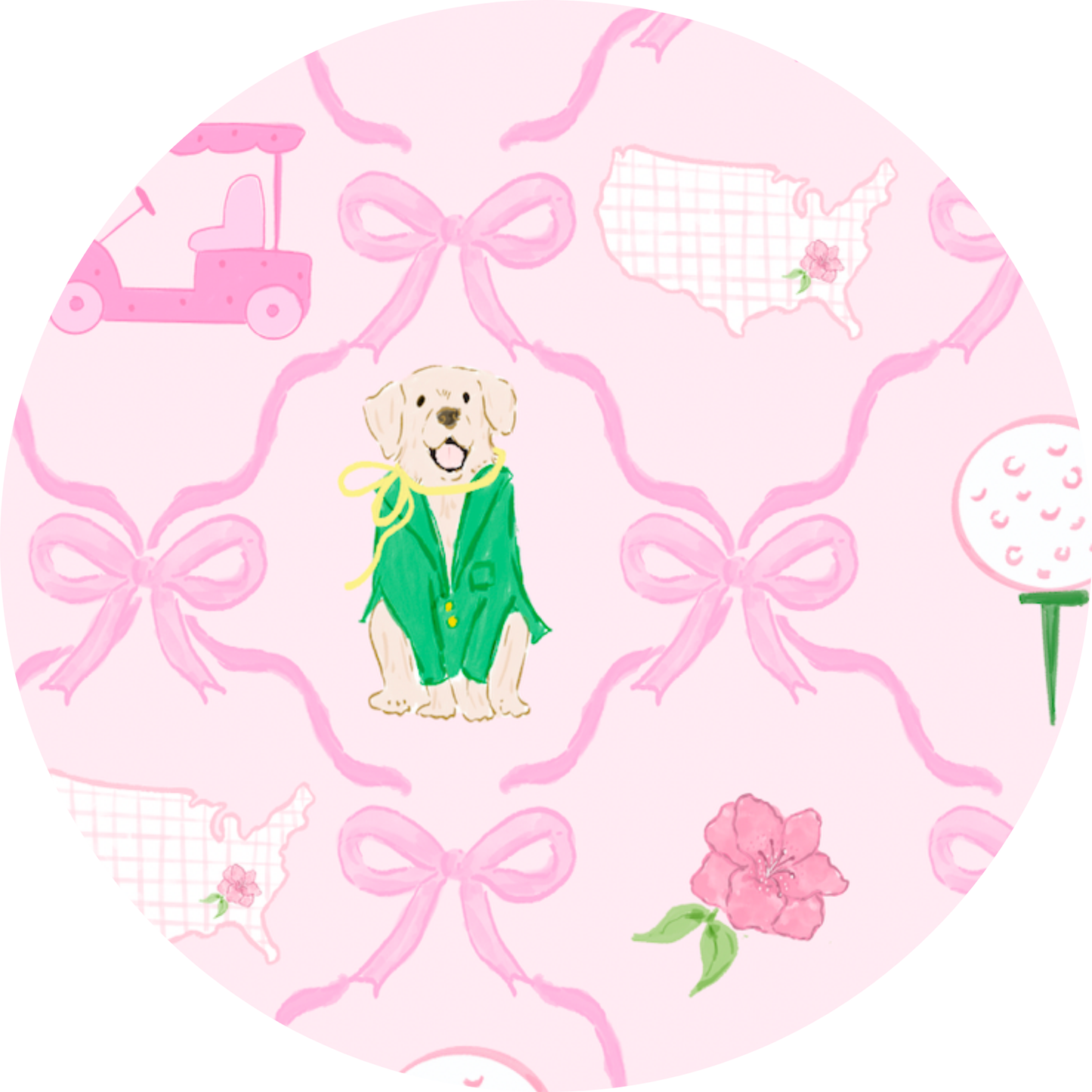 Masters-Inspired Collared Dress Preorder (EST SHIP DATE EARLY MARCH)