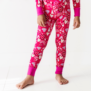 I Pink I Love You Toddler/Big Kid Pajamas