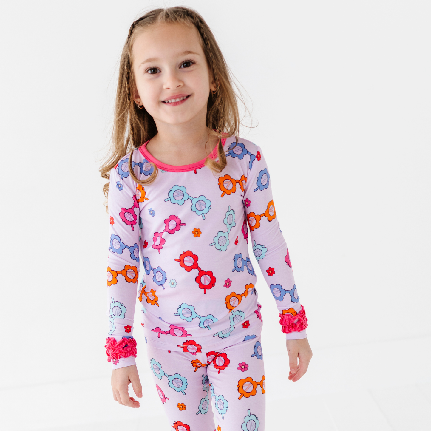 Sunny With a Side of Sass Kids Pajamas With Ruffle