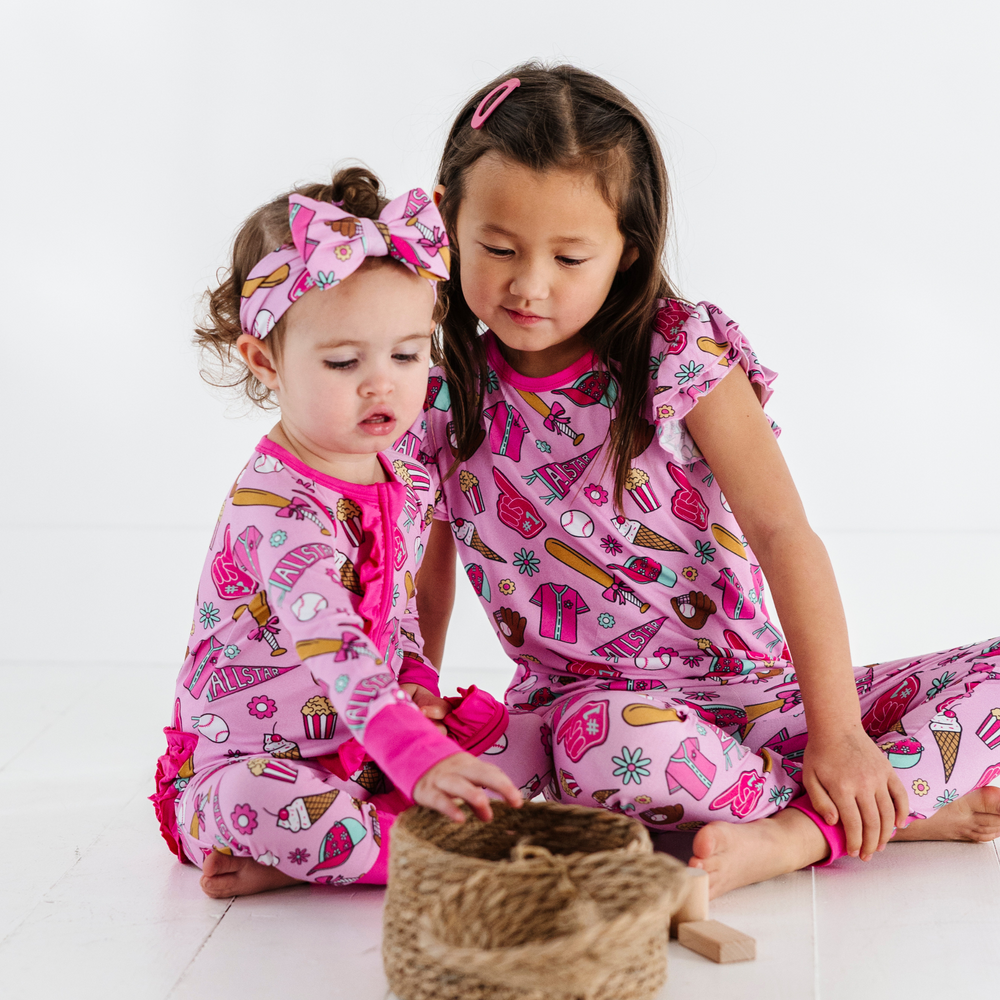 
                      
                        No Place Like Home Pink Convertible Footies with Ruffle
                      
                    