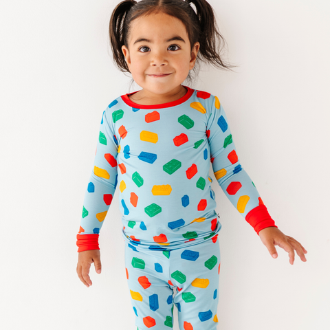 Building Blocks Kids Pajamas