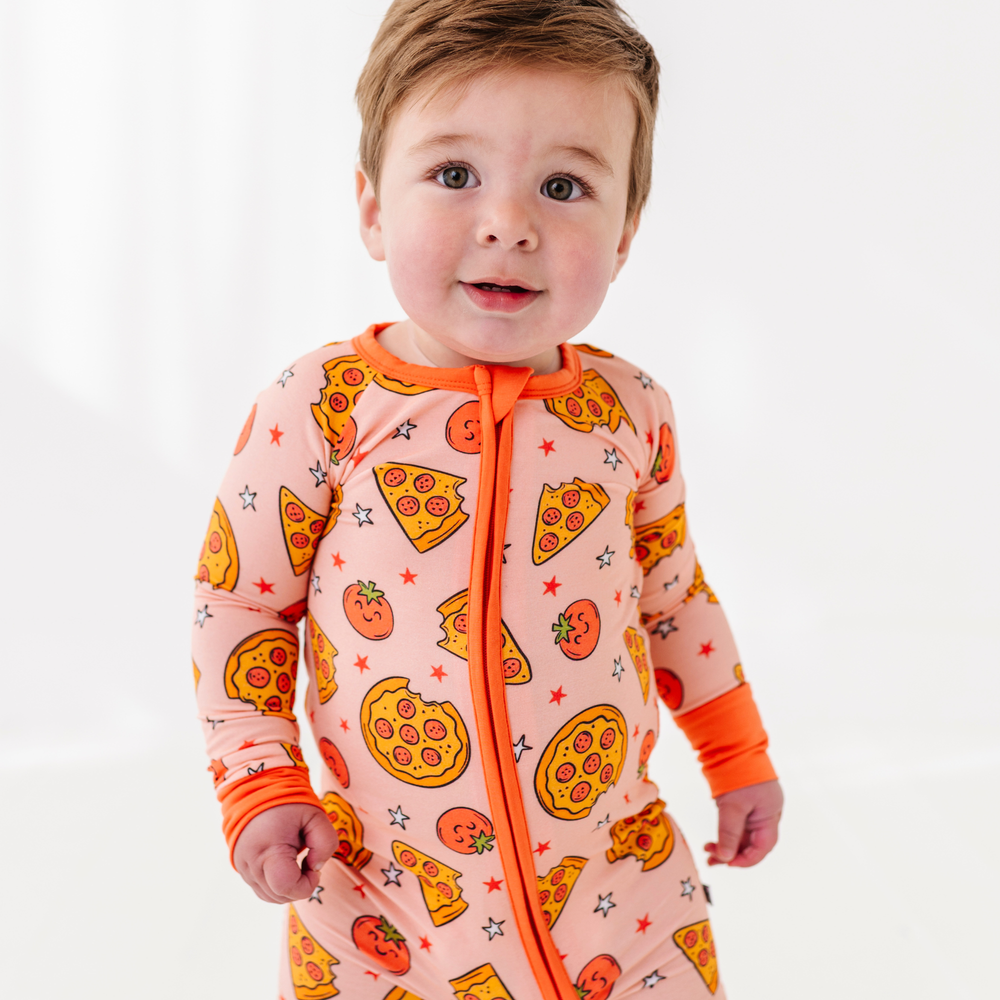 You Want a Pizza Me Kids Pajamas Convertible Footies