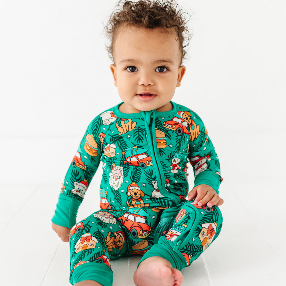 Deck The PJs Convertible Footies