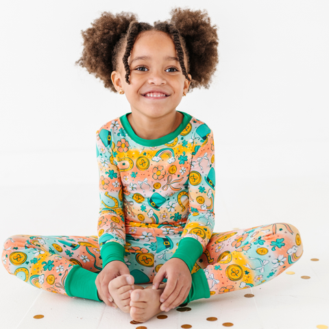 Ain't Over Til It's Clover Rainbow Pajamas