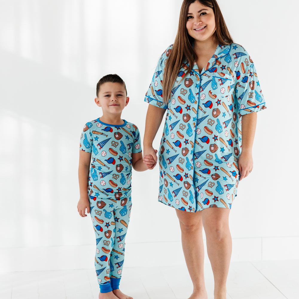 
                      
                        No Place Like Home Blue Baseball Toddler/Big Kid Pajamas
                      
                    