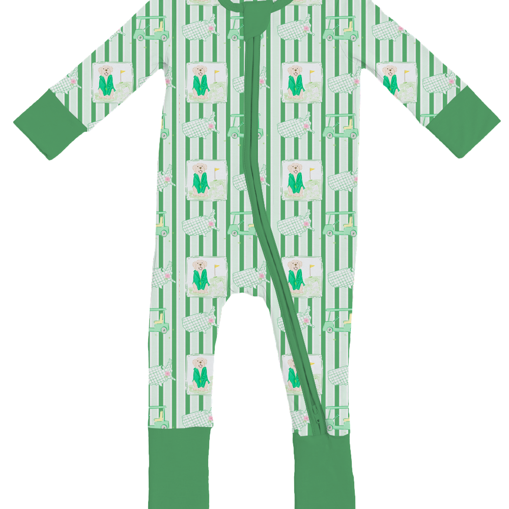 Masters-Inspired Convertible Footies Green PREORDER  (EST SHIP DATE EARLY MARCH)