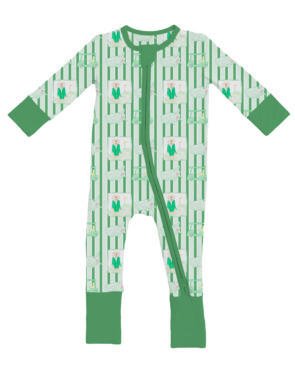 Masters-Inspired Convertible Footies Green PREORDER  (EST SHIP DATE EARLY MARCH)