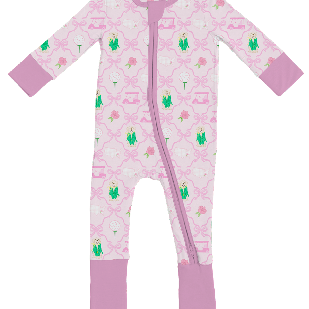 Masters-Inspired Convertible Footies Pink PREORDER (EST SHIP DATE EARLY MARCH)