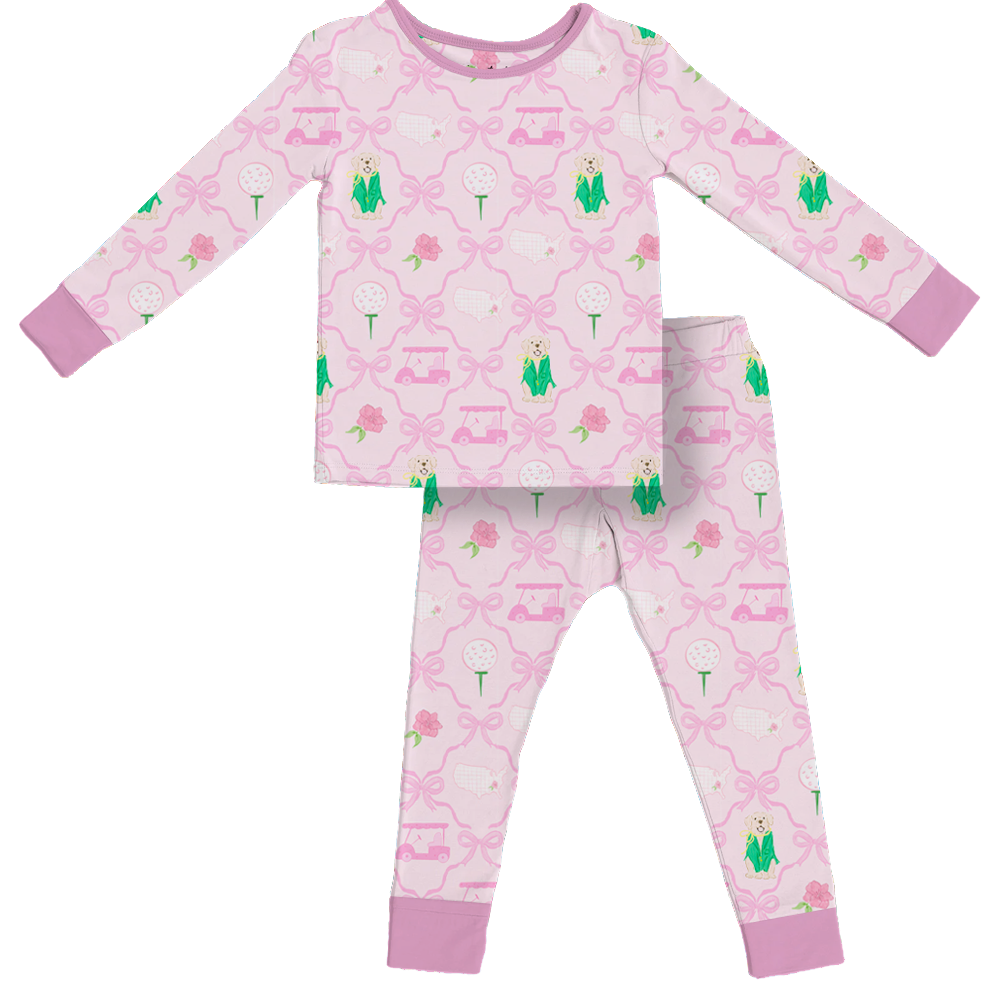 Masters- Inspired Kids Pajamas Green- PREORDER (EST SHIP DATE EARLY MARCH)
