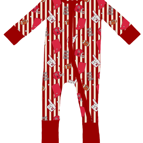 Game Day In Indiana Convertible Footies - PREORDER