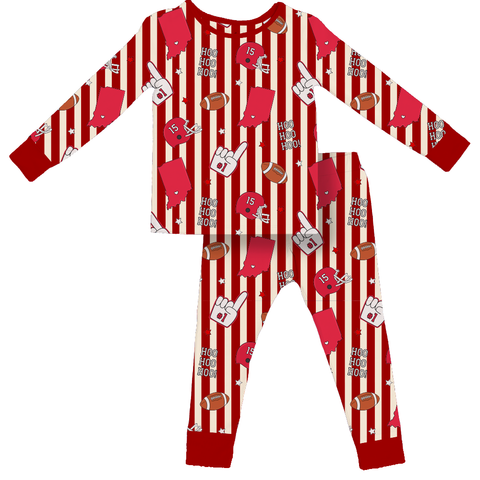 Game Day in Indiana Kids Pajamas - PREORDER