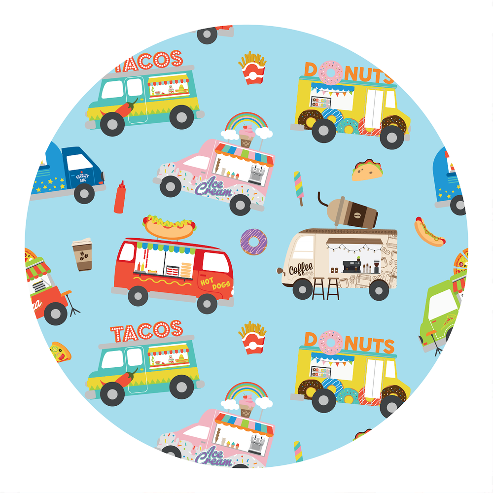 
                
                    Load image into Gallery viewer, I Like Food Trucks and I Cannot Lie Toddler Pajamas (Short Sleeve)
                
            