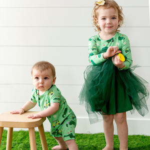 
                
                    Load image into Gallery viewer, No ifs, ands, or Putts Toddler Dress With Tulle
                
            
